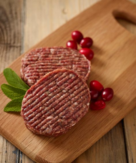 Venison and Cranberry Burger